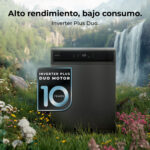 Lavavajillas libre instalación 60 cm - CECOTEC Bolero Aguazero 6800 Dark A, 14 servicios, 8 programas, 60 cm, Multicolor - Imagen 4