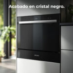 Lavavajillas compacto - CECOTEC Bolero Aguazero 2400 Black Glass D, 6 servicios, 5 programas, 55 cm, Multicolor - Imagen 3