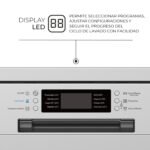 Lavavajillas libre instalación 60 cm - SVAN SVJ606XD, 15 servicios, 8 programas, 598 mm, Acero inoxidable - Imagen 3