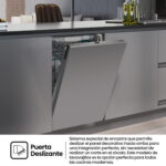 Lavavajillas integrable - Hisense HV673A65, 16 servicios, 7 programas, 59.8 cm, Tercera Bandejea, Wi Fi, Sin Panelar - Imagen 7