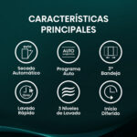 Lavavajillas integrable - Hisense HV16D5, 16 servicios, 6 programas, 59.8 cm, Cestas flexibles, Tres programas, Sin Panelar - Imagen 3