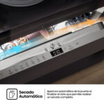 Lavavajillas integrable - Hisense HV16D5, 16 servicios, 6 programas, 59.8 cm, Cestas flexibles, Tres programas, Sin Panelar - Imagen 4