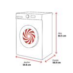 Lavadora carga frontal - Balay 3TS273BA, 7 kg, 1.200 rpm, 8 programas, AquaControl, Tambor VarioSoft, Blanco - Imagen 2