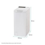 Lavadora carga superior - Candy ProWash 500, 8 kg, 1200 rpm, Motor Inverter, Wi-fi, Blanco - Imagen 3