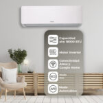 Aire acondicionado Split 1x1 - SVAN SAAS1801W, Blanco - Imagen 5