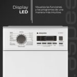 Lavadora de carga superior - ASPES ALCS6201C, 6 kg, 16 programas, Blanco - Imagen 2