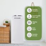 Lavadora de carga superior - ASPES ALCS6201C, 6 kg, 16 programas, Blanco - Imagen 4