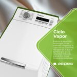 Lavadora de carga superior - ASPES ALCS6201C, 6 kg, 16 programas, Blanco - Imagen 6