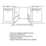 Lavavajillas integrable - Infiniton DIW-BB681, 14 servicios, 9 programas, Ancho 59.8 cm, Tercera bandeja, Sin panelar - Imagen 2