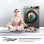 Lavadora carga frontal - Hisense WF1Q8041BT, 8 kg, 1400 Rpm, Función Vapor, Eficiencia A-20%, Gris - Imagen 10