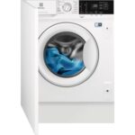 Lavadora integrable - Electrolux EN7F4842OF, 8 kg, 1400 rpm, 14 programas, Función Vapor, Sin panelar