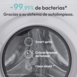 Lavadora carga frontal - Candy BR 412BL8-S, ProWash 500, 12 kg, 1400 rpm, 16 Programas, Motor Inverter, Wi-Fi, Blanco - Imagen 9