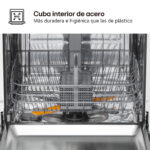 Lavavajillas - LG DF142FW, 14 servicios, 5 programas, 60 cm, QuadWash™, EasyRack™, Blanco - Imagen 8