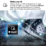 Lavadora carga frontal - LG F4X7009TWS, 9 kg, 1400 rpm, 23 programas, TurboWash 360º, ThinQ™, Clase A-40%, Blanco - Imagen 6