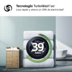 Lavadora carga frontal - LG F4X7511TWS, 11 kg, 1400 rpm, 23 programas, Autodosificación, Clase A-30%, Blanco - Imagen 8