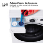 Lavadora carga frontal - LG F4X7513TWS, 13 kg, 1400 rpm, 23 programas, AI Wash™, TurboWash™, Blanco marfil - Imagen 8