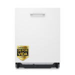 Lavavajillas integrable - LG DB476TXS, 14 servicios, 10 programas, 60 cm, TrueSteam™, Tercera bandeja, Sin panelar