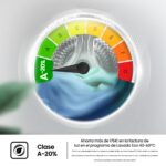 Lavadora carga frontal - Hisense WF1Q8041BW, 8 kg, 1400 Rpm, Función Vapor, Eficiencia A-20%, Blanco - Imagen 5