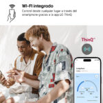 Aire acondicionado Split 1 x 1 - LG PLUSWF09X, 2150 fg/h, Gold Fin™, Tecnología Replace, Wi-Fi, Blanco - Imagen 8