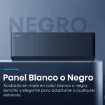 Aire acondicionado Split 1 x 1 - Hisense Uni Pure Black HB25, 2500 fg/h, Wi-Fi, Filtro Hi Nano, IA Smart, Negro - Imagen 8