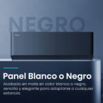 Aire acondicionado Split 1 x 1 - Hisense Uni Pure HB35, 3000 fg/h, Wi-Fi, Filtro Hi Nano, IA Smart, Negro - Imagen 8