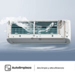Aire acondicionado Split 1 x 1 - Hisense KC25 Smart Clima, 2500 fg/h, Wi Fi, Autolimpieza, Blanco - Imagen 7