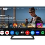 TV DLED 32" - PEAQ PTV 32GF-5025C, Full-HD, Google TV, Smart TV, DVB-T2, HDR10, Dolby Audio, Triple Turner Negro