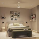 Ventilador de techo - Philips Olas 28 W + 24 W, LED, 3 Velocidades, Blanco - Imagen 2