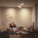 Ventilador de techo - Philips Olas 28 W + 24 W, LED, 3 Velocidades, Blanco - Imagen 4