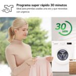 Lavadora secadora - LG LGW4X1085NWH, 8 kg + 5 kg, Blanco - Imagen 9