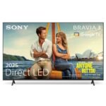 TV LED 85" - Sony Bravia 3, Direct LED, 4K HDR Processor X1 con IA, Smart TV (Google TV), TDT HD, DVB-T2, Dolby Atmos/Vision, Chromecast, Eco, 85S35