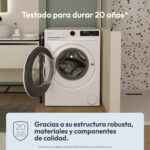 Lavadora carga frontal - Candy GD 4105-S ProWash 300, 10 kg, 1400 rpm, 16 programas, Blanco - Imagen 8