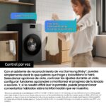 Lavadora carga frontal - Samsung Bespoke AI WF90F09C4SU3, 9 kg, 1400 rpm, 24 programas, Autodosificación, Clase A, Control por voz, Grafito - Imagen 6