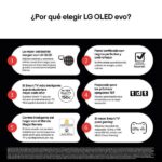 TV OLED 83" - LG OLED83G54LW, OLED 4K, Procesador Inteligente α11 AI Processor 4K Gen2, Smart TV, Gallery Design, Rocky Black - Imagen 4