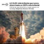 TV OLED 83" - LG OLED83G54LW, OLED 4K, Procesador Inteligente α11 AI Processor 4K Gen2, Smart TV, Gallery Design, Rocky Black - Imagen 8