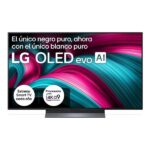 TV OLED 48" - LG OLED48C55LA, OLED 4K, Procesador Inteligente α9 AI Processor 4K Gen8, Smart TV, DVB-T2 (H.265), Negro