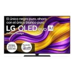 TV OLED 55" - LG OLED55G56LS, OLED 4K, Procesador Inteligente α11 AI Processor 4K Gen2, Smart TV, DVB-T2 (H.265), Rocky Black
