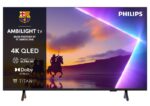 TV QLED 43" - Philips Ambilight 43PUS8510/12, UHD 4K, Titan OS, Smart TV, Pixel Precise Ultra HD, Dolby Atmos, Negro mate