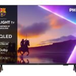 TV QLED 50" - Philips Ambilight 50PUS8510/12, UHD 4K, Titan OS, Smart TV, Pixel Precise Ultra HD, Dolby Atmos, Negro mate