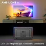 TV QLED 50" - Philips Ambilight 50PUS8510/12, UHD 4K, Titan OS, Smart TV, Pixel Precise Ultra HD, Dolby Atmos, Negro mate - Imagen 12