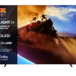 TV OLED 55" - Philips Ambilight 55OLED770/12, UHD 4K, Philips P5, Smart TV, Dolby Atmos; DTS:X, Negro