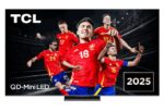 TV QD-Mini LED 85" - TCL 85C8K, UHD 4K, TSR AiP, Smart TV, Google TV, Audio Bang & Olufsen, 144 Hz