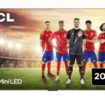 TV QD-Mini LED 55" - TCL 55C6K, 4K HDR Premium 1000nits, FALD, Smart TV con Google TV, Dolby Vision IQ·Atmos, 144Hz