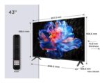 TV LED 43" - TCL 43P6K, UHD 4K, HDR, AiPQ, Google TV, Dolby Atmos, Negro - Imagen 6