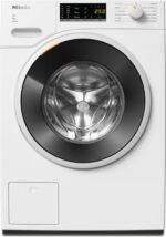 Lavadora carga frontal - Miele WWA120 WCS, 8 kg, 1400 rpm, 12 programas, CapDosing, AddLoad, Blanco loto