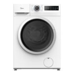 Lavadora carga frontal - Midea MF110W90BA10/W-ES, 9 kg, A-10%,1400 rpm, 15 Programas, Motor Inverter, Blanco
