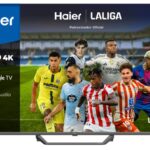 TV QLED 75" - Haier S80 Series H75S80FUX, Smart TV (Google TV), 4K HDR10, 4x HDMI 2.1, Sonido 44W, Dolby Audio, Negro