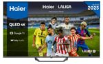 TV QLED 75" - Haier S80 Series H75S80FUX, Smart TV (Google TV), 4K HDR10, 4x HDMI 2.1, Sonido 44W, Dolby Audio, Negro