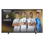 TV QLED 43" - Hisense 43E7Q, UHD 4K, Quad Core/MT9603, IA 4K Upscaler, Modo Juego Plus, Sensor de luz, Negro