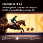 TV QLED 75" - Hisense 75E7Q, UHD 4K, Quad Core/MT9603, IA 4K Upscaler, Modo Juego Plus, Sensor de luz, Negro - Imagen 10
